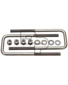 1989-2021 Ford F53 Motohome/F59 Commercial Chassis Pre-Bent U-Bolt Kit | 361-200K