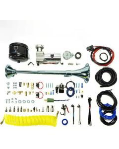 Pacbrake Premium Large Single Air Horn W/Air Horn (HP10234) And Onboard Air (HP10163) | HP10238