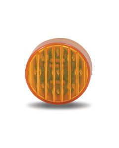 TLED-2A | 2" Amber Ribbed LED Marker Light (9 Diodes)
