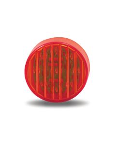 TLED-2R | 2" Red Ribbed LED Marker Light (9 Diodes)
