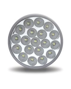 TLED-4X40AS | 4" Dual Revolution Red Stop, Turn. & Tail to Amber Strobe LED Light