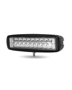 TLED-W4 | 6" Rectangle 'Strobe Series' Spot LED Work Lamp with Amber Strobe